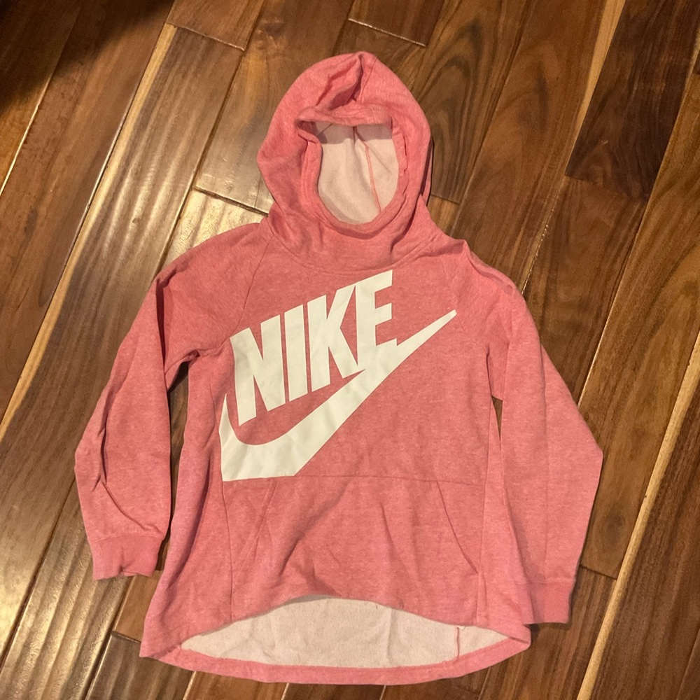 Nike Women’s Hoodie in Pink with White Logo